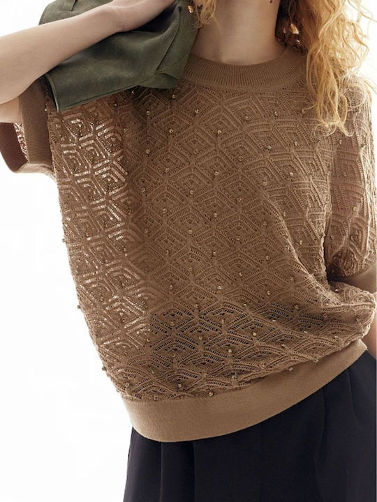 Γυναικείο Πουλόβερ Beige