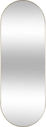 A-s Selena Ολόσωμος Οβάλ Χρυσός 112x40cm