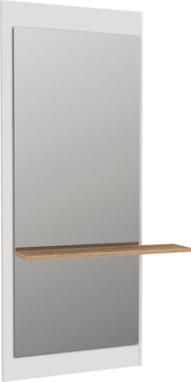 Megapap Piyar Ολόσωμος Ορθογώνιος Λευκός 150x60cm