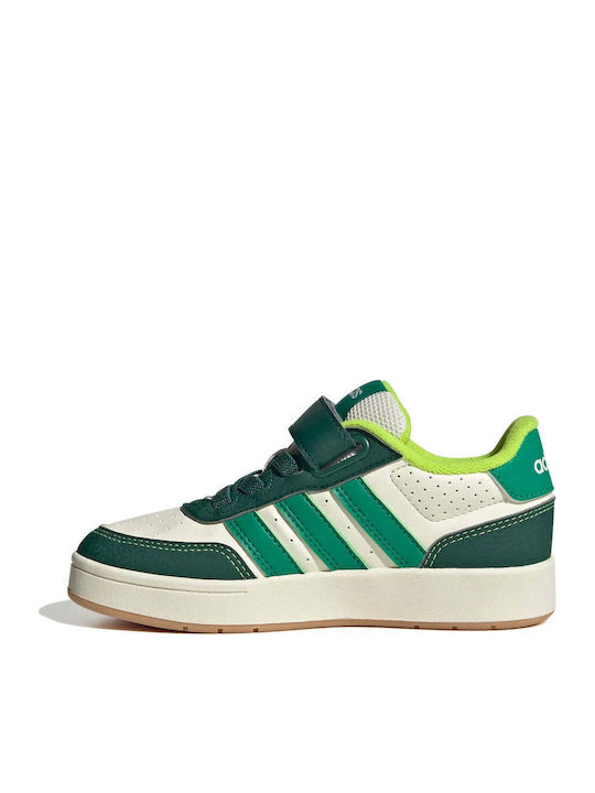 BREAKBASE Παιδικά Sneakers με Σκρατς Λευκά