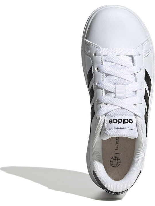 Grand Court Lifestyle Tennis Kids Sneakers Cloud White / Core Black