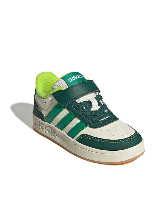 BREAKBASE Παιδικά Sneakers με Σκρατς Λευκά