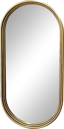 Pakketo Olympon Οβάλ Χρυσός 99x49cm