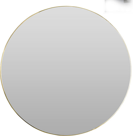 Zaros MI129 24664 Καθρέπτης Χρυσός Διαμέτρου 55cm Zaros MI129 24664 Καθρέπτης Χρυσός Διαμέτρου 55cm