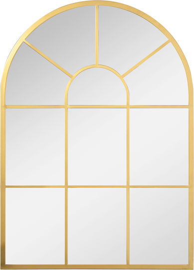 HomCom 830-631V00GD Καθρέπτης Τοξωτός Χρυσός 50x70cm HomCom 830-631V00GD Καθρέπτης Τοξωτός Χρυσός 50x70cm