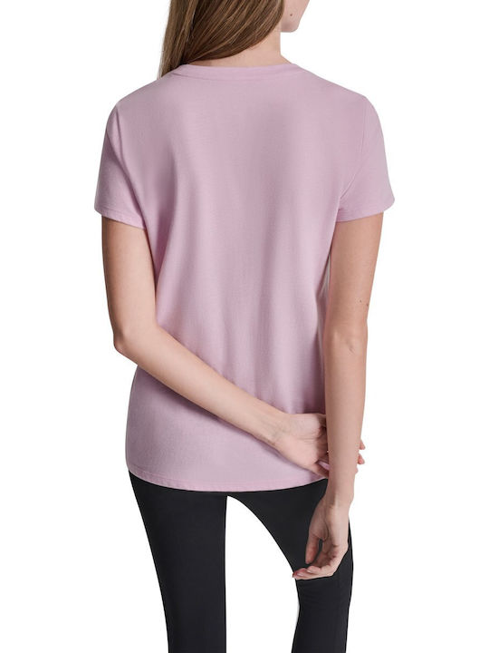 DKNY Logo Μπλούζα Ροζ