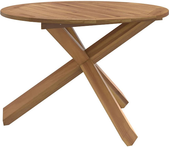 Garten- und Terrassentisch aus Teak Teak 109x109x74cm