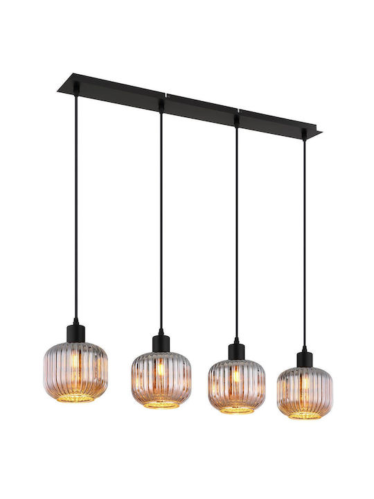 Globo Lighting Κρεμαστό Φωτιστικό Μαύρο