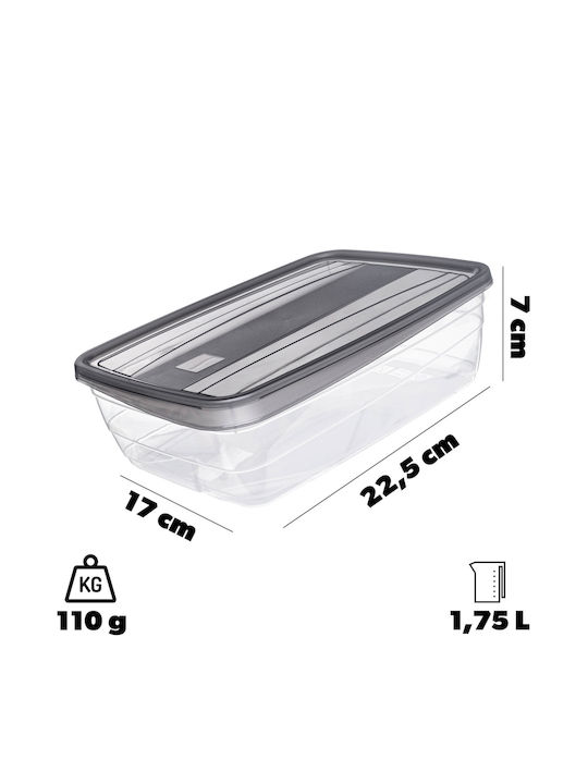 Curver Recipient De Mâncare Plastic Gri 1.75l