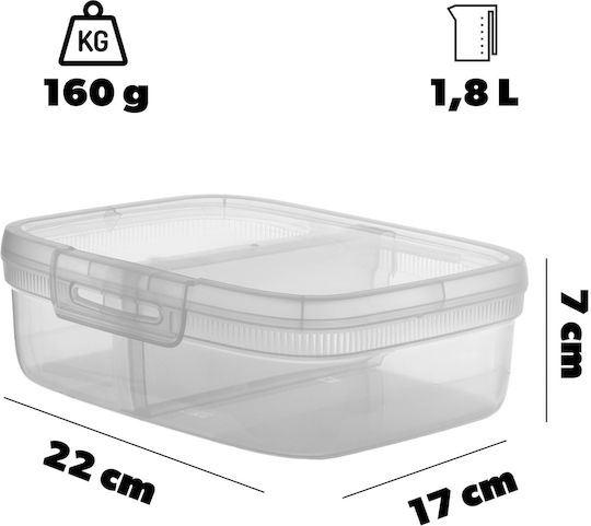 Curver Lunch Box Plastic Transparent 1.8lt