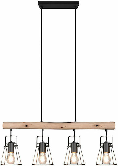 Trio Lighting Jaipur Hängelampe Beige 80x150cm