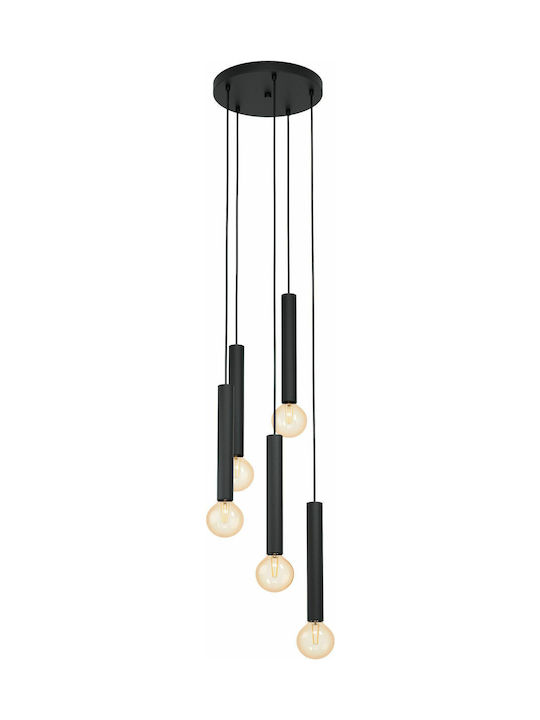 Eglo Cortenova Pendant Light Black for 5 Bulbs E27 35cm
