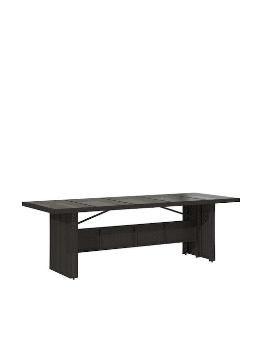 Tisch Stabil Black 240x90x75cm