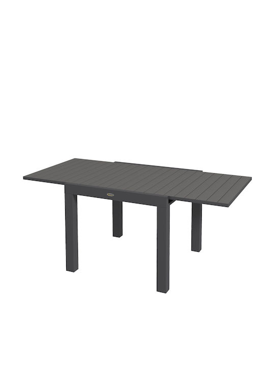 Masa pentru spații exterioare Aluminiu Gri 162x80x75buc