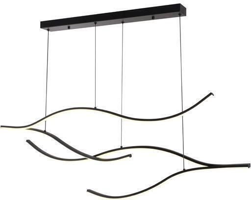 Eurolamp Waves Κρεμαστό Φωτιστικό Μαύρο 120x120x145εκ. Eurolamp Waves Κρεμαστό Φωτιστικό Μαύρο 120x120x145εκ.