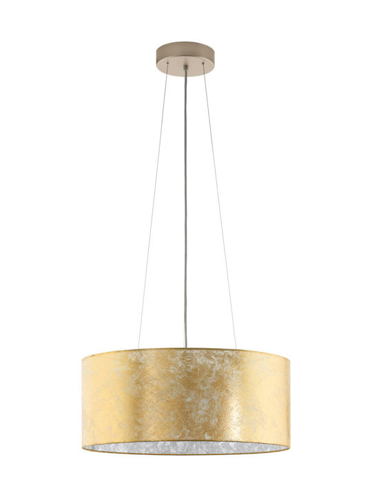 Eglo Viserbella Hängelampe Gold mit Fassung E27 53x53x110cm.