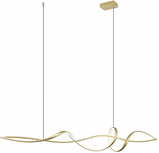 Zambelis Lights Hängelampe Gelb 140x23x226cm Zambelis Lights Hängelampe Gelb 140x23x226cm