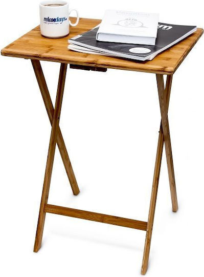 Tisch Zusammenklappbar 48x38.5x63cm Braun