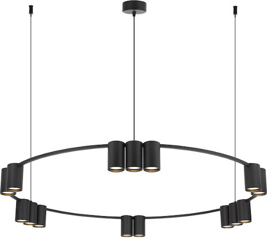 Eko Light Hängelampe Schwarz 100cm