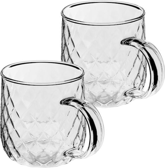 Kadax Kadax Glas Transparente Tasse 350ml 2 Stück