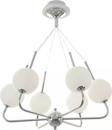 Полилей Zina Chrome Elbulgaria LED 27W 3000-6000K 2200LM 4136/6 Ch