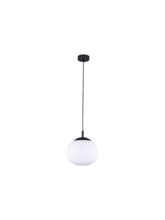 TK Lighting Висящо Осветително Тяло Бял с Цокъл E27 25x25см.