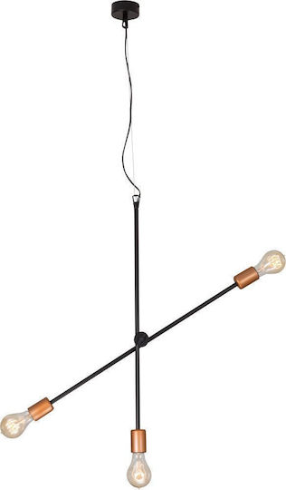 Nowodvorski Sticks Pendant Light Black 74x90cm Nowodvorski Sticks Pendant Light Black 74x90cm