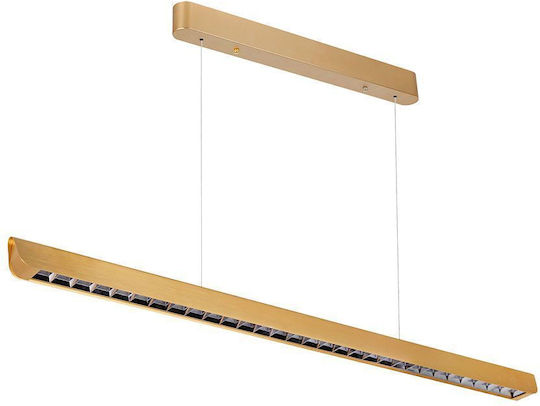 V-TAC LED Κρεμαστό Φωτιστικό Χρυσό 122.7x5εκ. V-TAC LED Κρεμαστό Φωτιστικό Χρυσό 122.7x5εκ.