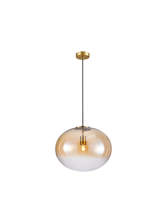 Eko Light Campania Κρεμαστό Φωτιστικό Χρυσό με Ντουί E27