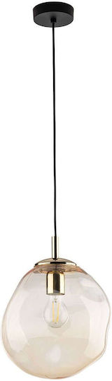 TK Lighting Висящо осветително тяло Жълт 25см.