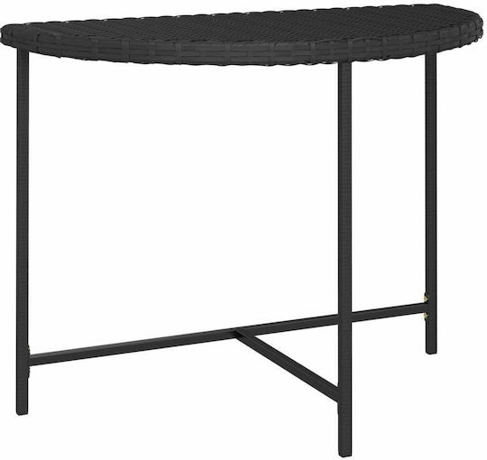 Table Free Standing 100x50x75cm Black Table Free Standing 100x50x75cm Black