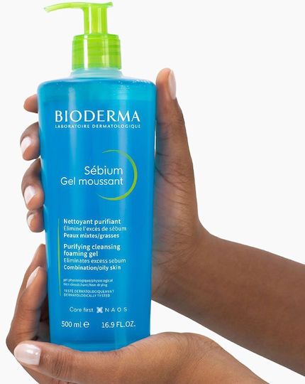 Sebium Gel Moussant Gel Purifiant De Curățare Pentru Ten Gras Cu Tendință Acneică Față Și Corp