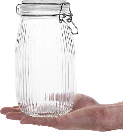 Glass Container Lid 1450 Ml 3 Pcs