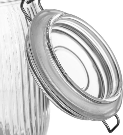 Glass Container Lid 1450 Ml 3 Pcs