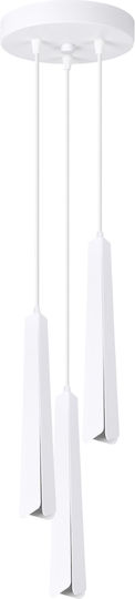 Sollux Hangl Κρεμαστό Φωτιστικό Λευκό 120x19.5εκ. Sollux Hangl Κρεμαστό Φωτιστικό Λευκό 120x19.5εκ.