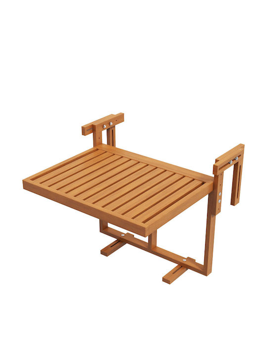 Masă Pentru Spații Mici Exterioare Din Teak Pliabil Teak 60x45x55cm