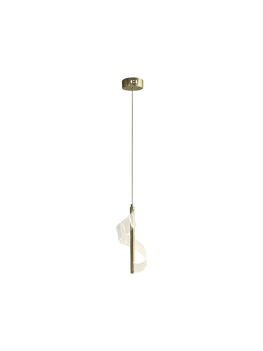 Eko Light Hängelampe Gold 14x14cm.