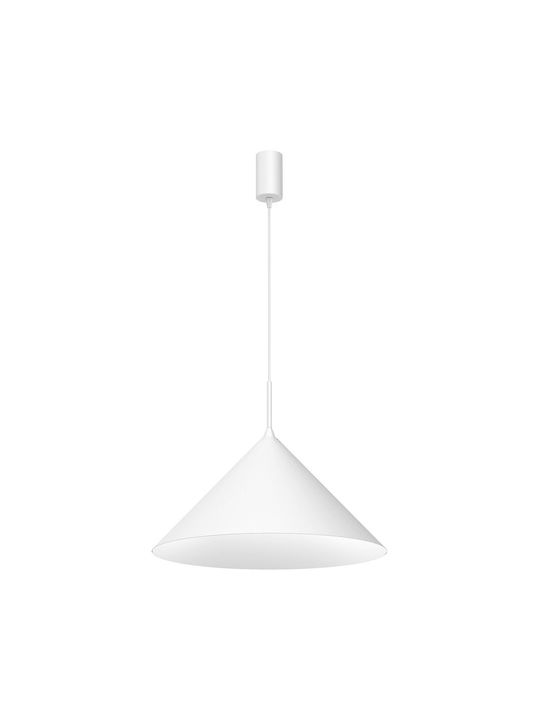 Eko Light Hängelampe Weiß 46x46cm.