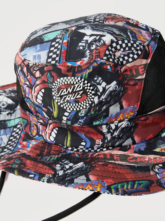 Santa Cruz Fabric Men's Bucket Style Multicolour Hat