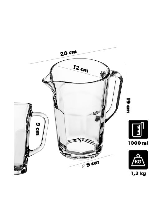 Kadax Kadax Kannen Servierkanne Glas 1000ml