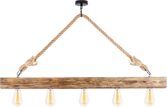 HomeMarkt Pendant Light Brown 100x7x53cm HomeMarkt Pendant Light Brown 100x7x53cm