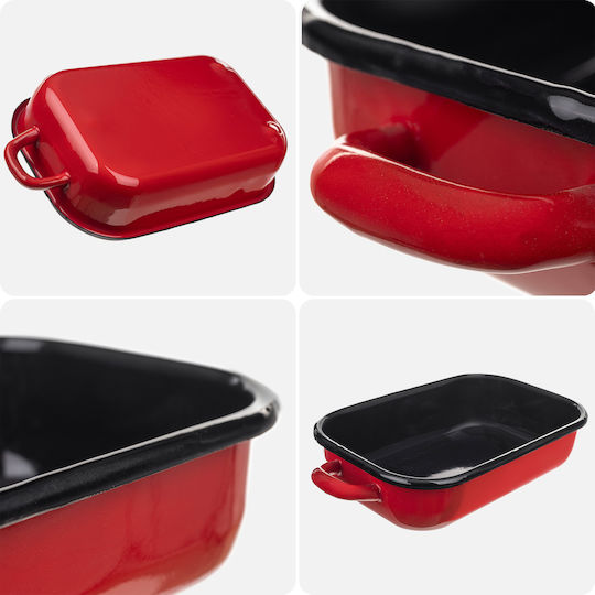 Kadax Baking Pan Made of Stainless Steel with Enamel Coating