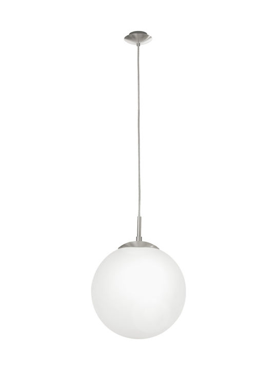 Eglo Rondo Pendant Light White with Socket E27 25x110cm