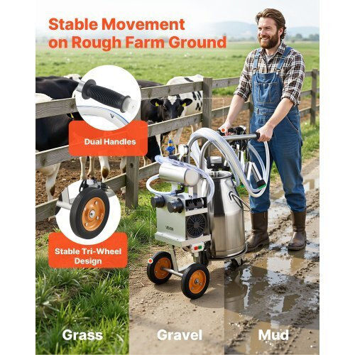 Vevor Milking Machine With Buckets
