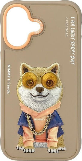 Θήκη Nimmy Glasses Cool Dog Iphone 17 Μπεζ