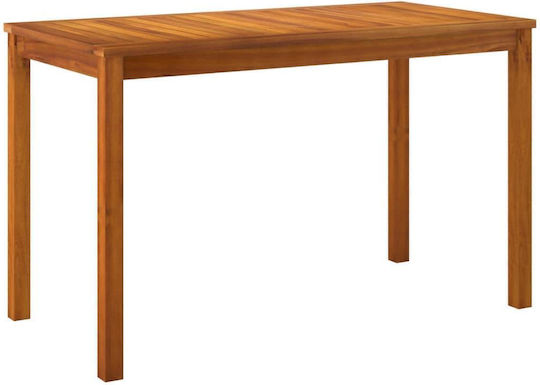 Garden & Terrace Table 110x55x67 Brown