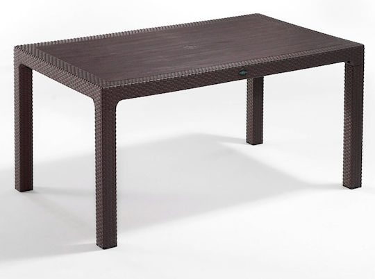 Table Free Standing 90x150x73.5cm Brown-black-black Table Free Standing 90x150x73.5cm Brown-black-black
