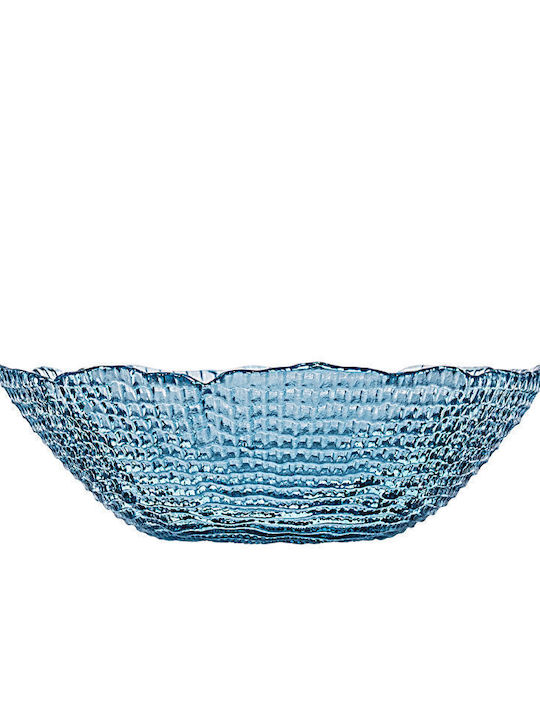 Estia Roche Glass Salad Bowl Blue 19.5x7.5cm 3 Pieces