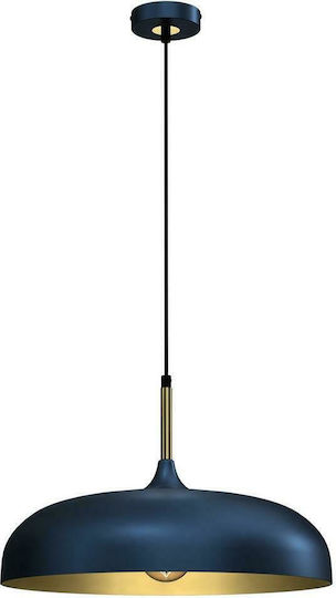 Eko Light Lincoln Lustră Suspendată Albastru 45cm.