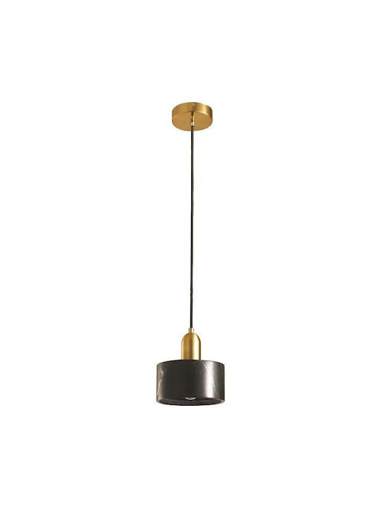 Eurolamp Висящо Осветително Тяло Златист с Цокъл E27 15x15x168см.